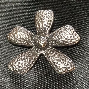 VINTAGE SILPADA FLORAL OXIDIZED PENDANT